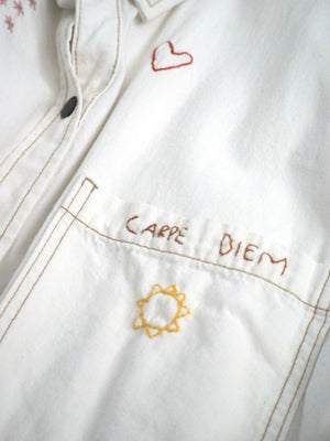 Cleo White Carpe Diem Jacket - image