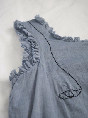 Safi Chambray Sleeveless Dress - image