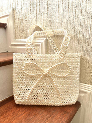 Kate Handmade Beaded Tote Bag - image