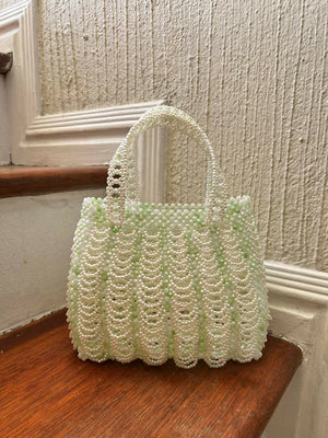 Princess Handmade Beaded Hand Bag - image