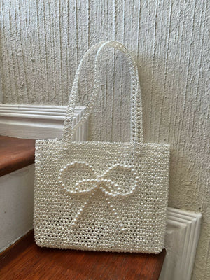 Lizzy Handmade Beaded Tote Bag - image